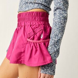 FP Movement Free People Get Your Flirt On Shorts- Dragonfruit NWOT